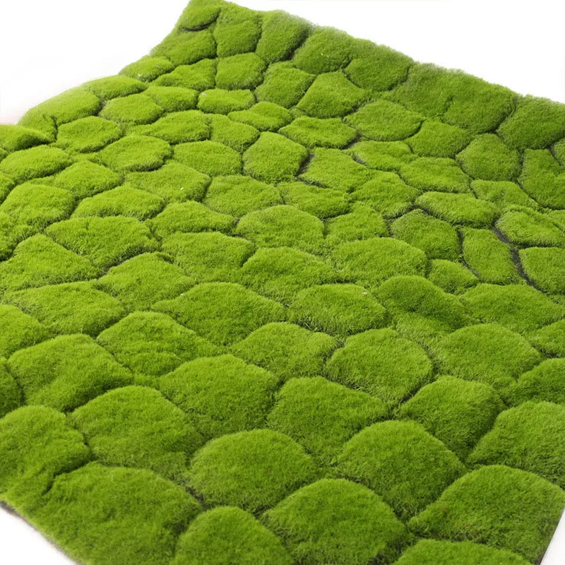 1m Green Artificial Plant Wall Moss For Fake Lawn Lawn Scene Grass Shop Window Fake Moss Artificial Turf Masses