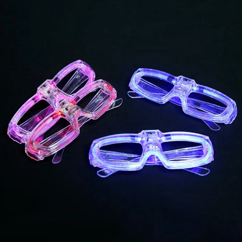 СВЕТОДИОДНЫЕ светящиеся карнавальные вечерние светильник очки Мода для бара