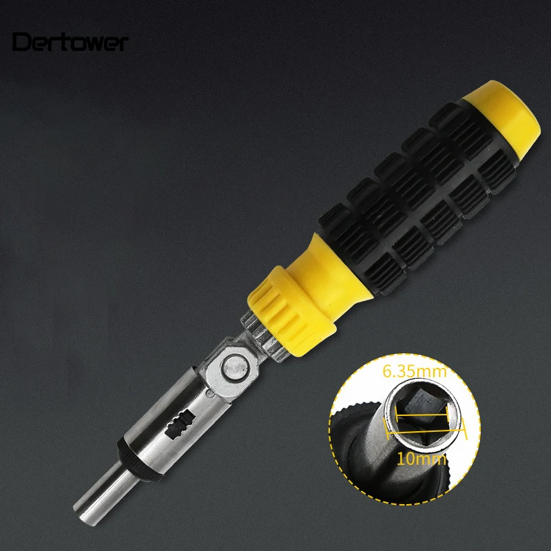 

Multi-functional Ratchet Wrench 180 Rotation Positive Inversion Hand Tools For Car/Furniture/Constuction Repairing Tools