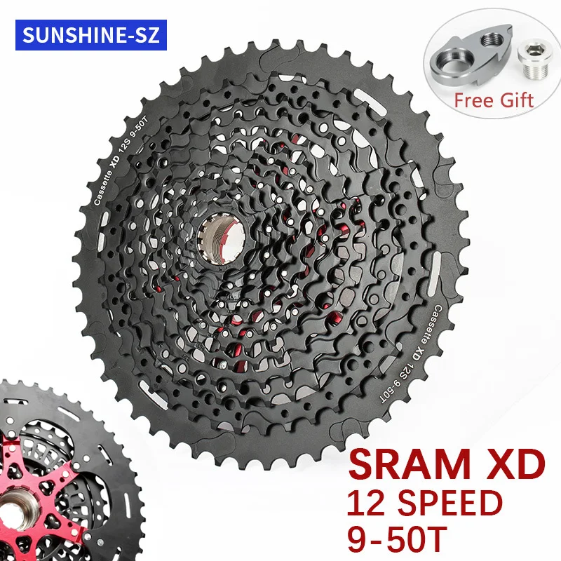 

Sunshine SZ Mountain Bike SX NG GX XX1 12 Speed 9-50T MTB Bicycle Flywheel Cassette Velocidade XD Freewheel Sprocket