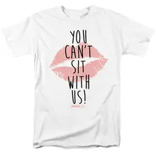 Футболка для взрослых с надписью Mean Girls You Cant|Мужские футболки|