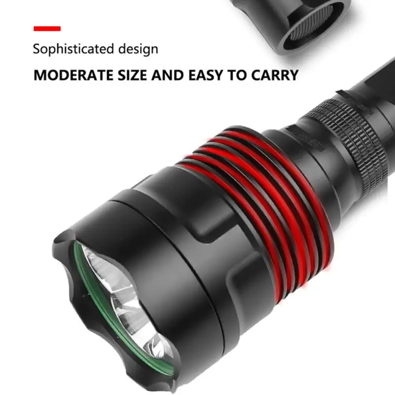 

2021 Outdoor Riding Lighting 3 * Xhp70 Strong Light Aluminum Alloy High Power Flashlight Camping Lamp Flashlight