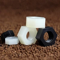 din934 m2 to m20 blackwhite nylon hex nut hexagon plastic nuts
