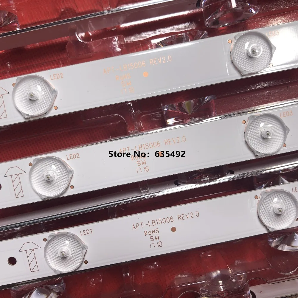 5 комплектов светодиодной ленты для подсветки 6 светодиодов 5835-W50002-2P00 5800-W50002-6P10 0P00