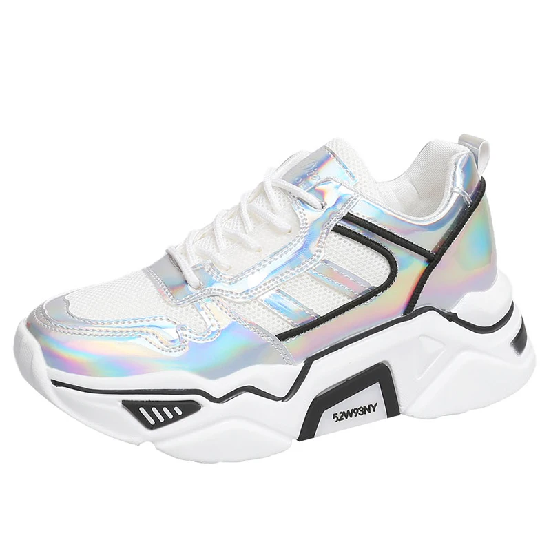 Уличная женская обувь для бега легкая дышащая кружевная кроссовки Нескользящая