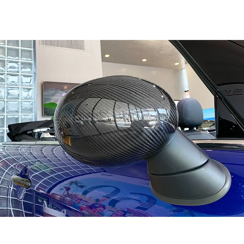 

Накладка на зеркало заднего вида из углеродного волокна, верхний слой корпуса для Mini Cooper S One JCW R55 R56 R57 R60 F55 F56 F57 F60