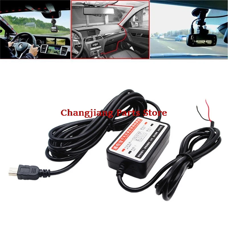 

DC 12V-24V To 5V Mini USB Car Charger Hard Wire Kit for In Car Dash Cam Camcorder DVR