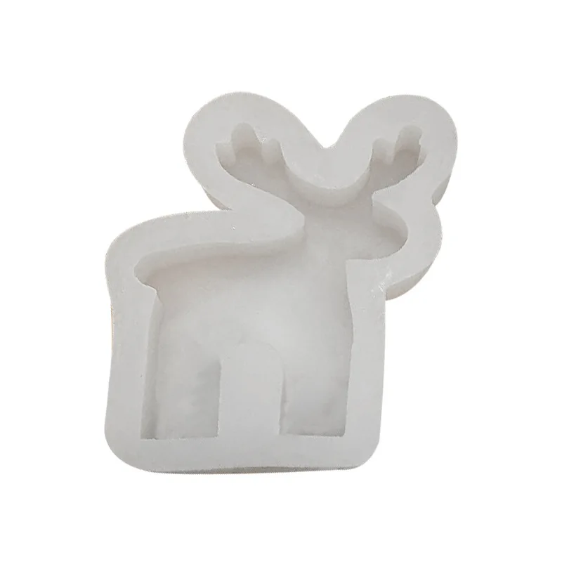 

Christmas Elk Decorations Epoxy Resin Mold Ornaments Casting Silicone Mould DIY Crafts Plaster Candle Soap Making Tool m200