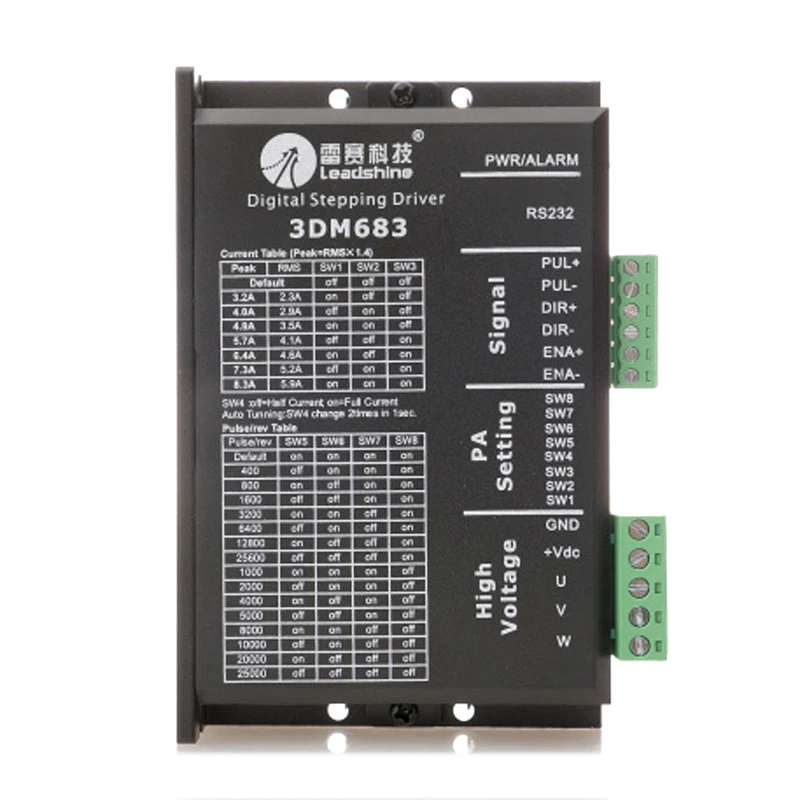 Leadshine 3DM683 3DM580 three-phase stepper laser machine driver is compatible with the old 3ND583 driver