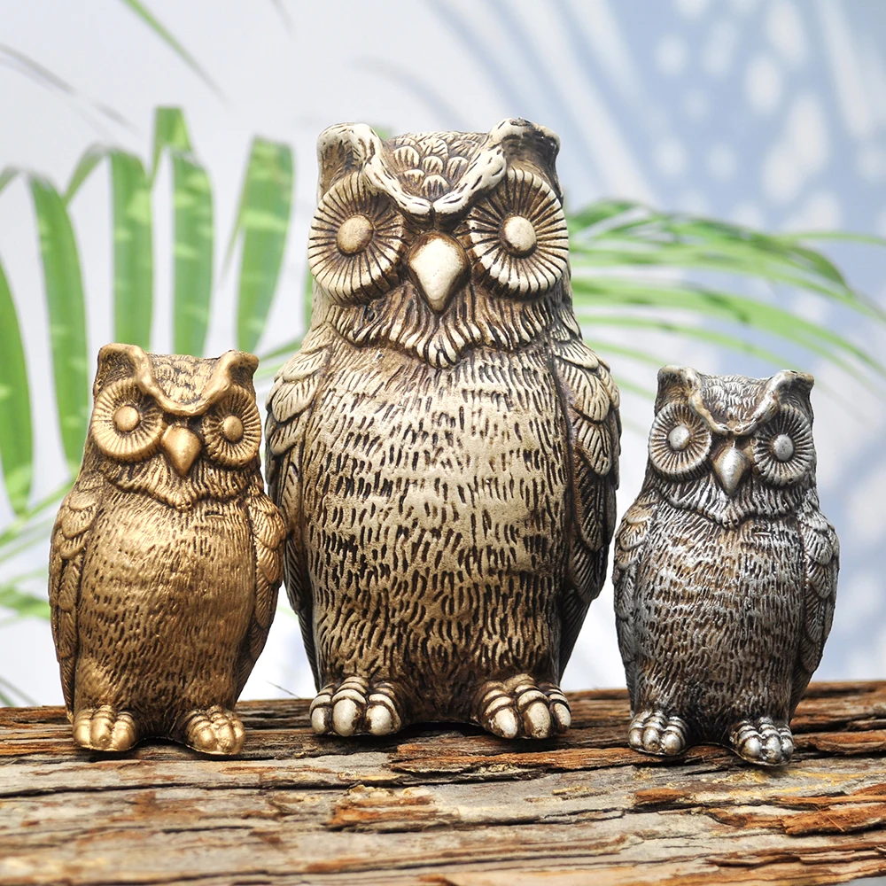 Домашнее украшение Сова реалистичное в виде животного пугал для дома газона сада