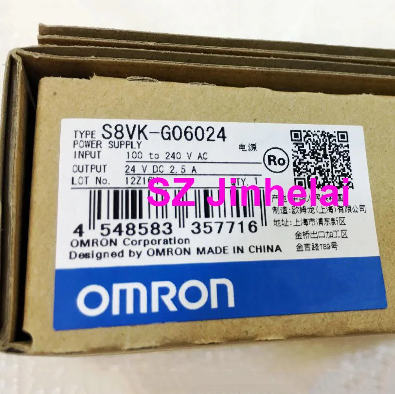 

OMRON S8VK-G06024 Authentic original Switching power supply 60W 24VDC 2.5A