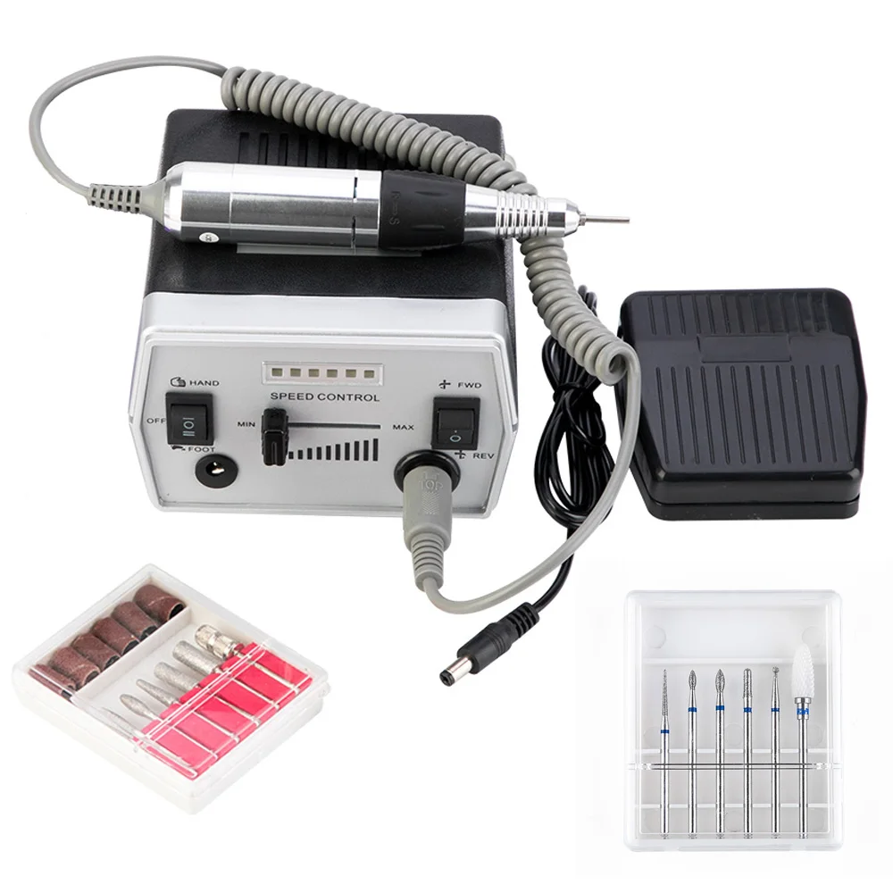 35W Профессиональная машина для маникюра Электрическая ногтей Педикюрные файлы