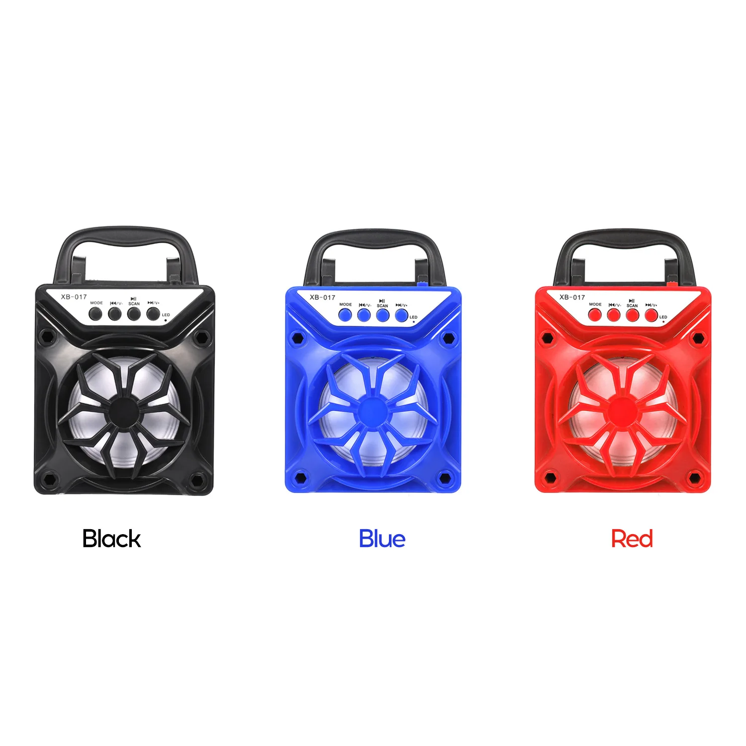 Портативная колонка с сабвуфером BT уличная поддержкой tf-карты квадратное