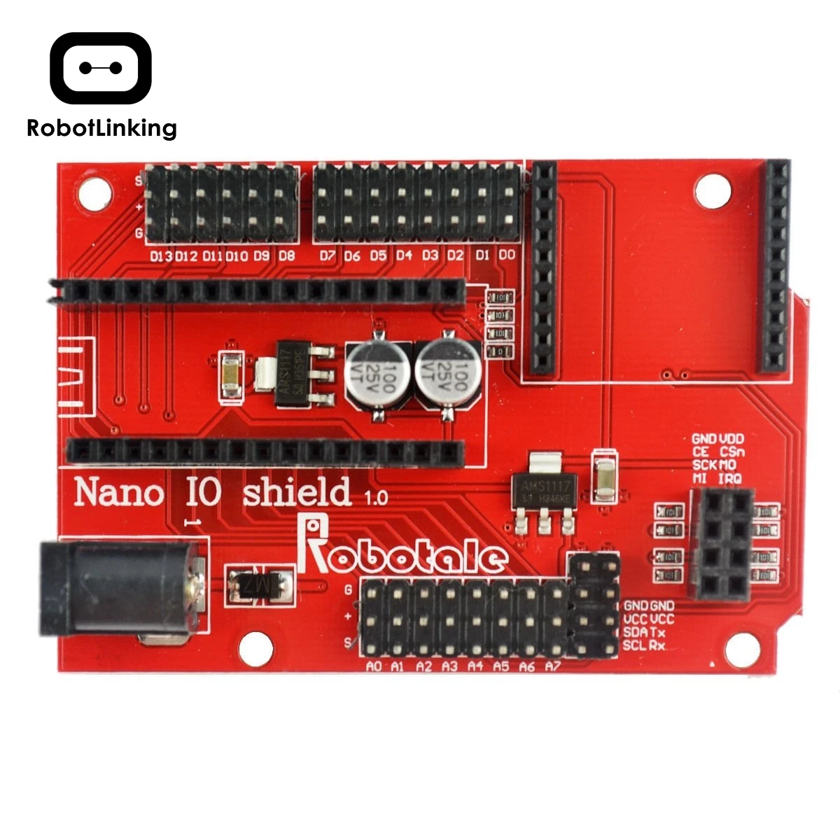 Плата расширения Nano 328P IO для Arduino бесплатная доставка | Электронные компоненты и