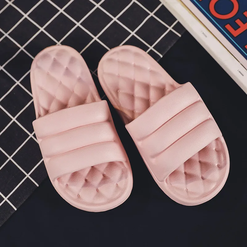 

Shoes Sandals Woman 2021 Men Eva thick sole super soft Anti-slip Indoor Bathroom Home Women Platform Women's Shoe Flip Flops