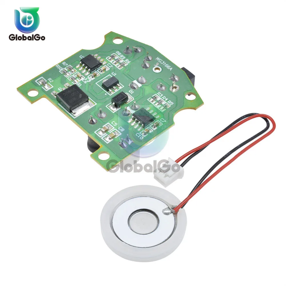 DC 3 7 12V 113 кГц 20 мм USB Керамика распылитель преобразователя увлажненный Модуль