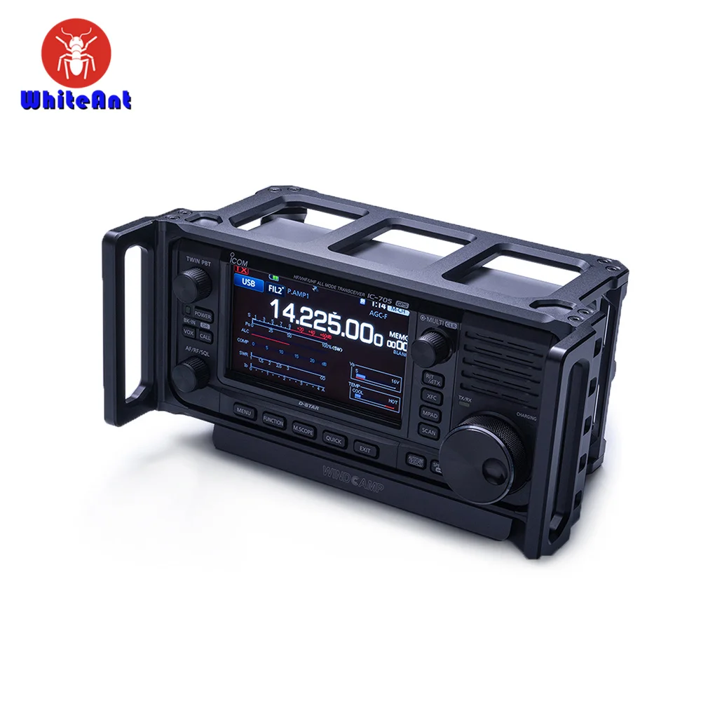 

WINDCAMP ARK-705 Case Shield Carry Cage Radio Mounting Bracket For ICOM 705 IC-705 CNC Protector Case Original