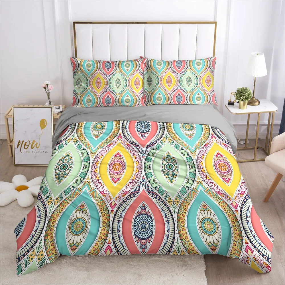 

3D Duvet Cover Set Bedding Sets Comforter Cases Pillow Covers Full Twin Double Single Size Custom Bed Linens