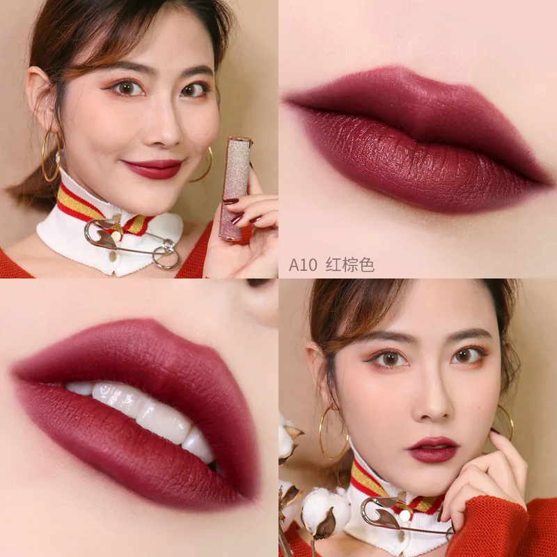 Брендовая матовая губная помада телесного цвета макияж сексуальная красота