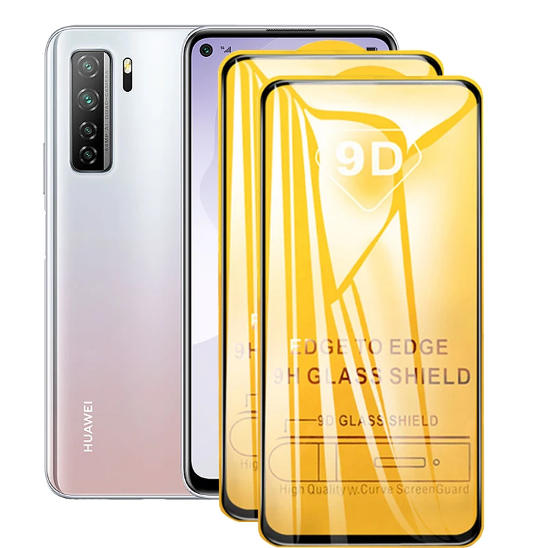 

2pcs/lot Nova7se Tempered Glass on for Huawei Nova 7 SE Nova7 SE 7se 6.5'' Full Screen Protector CDY-NX9B Safety Protective Film