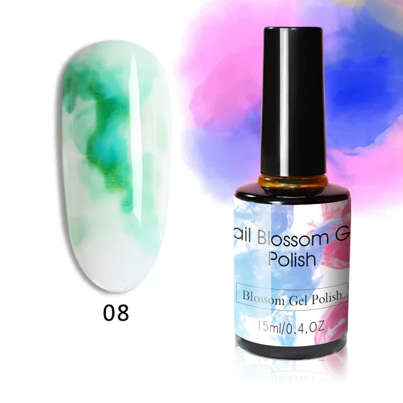 M35830 RBAN NAIL DIY акварельный лак для ногтей цветок гель Полупостоянный УФ лампа замачиваемый гель для ногтей Декор лак для нейл-арта маникюрный салон - Цвет: M35830
