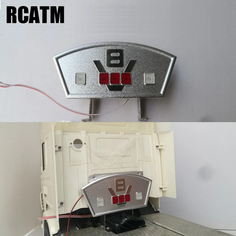 Meatl корпус автомобиля оболочка светильник для Tamiya 1/14 RC грузовик 56323 Scania R620