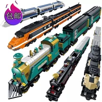 building blocksrail train series 474 1287pcscompatible with traditional bricks sizegood gift choice for kids or adults