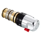 Латунный термостатический смеситель E5BE, контроль температуры, керамический Солнечный водонагреватель valve, запчасти valve, керамический картридж