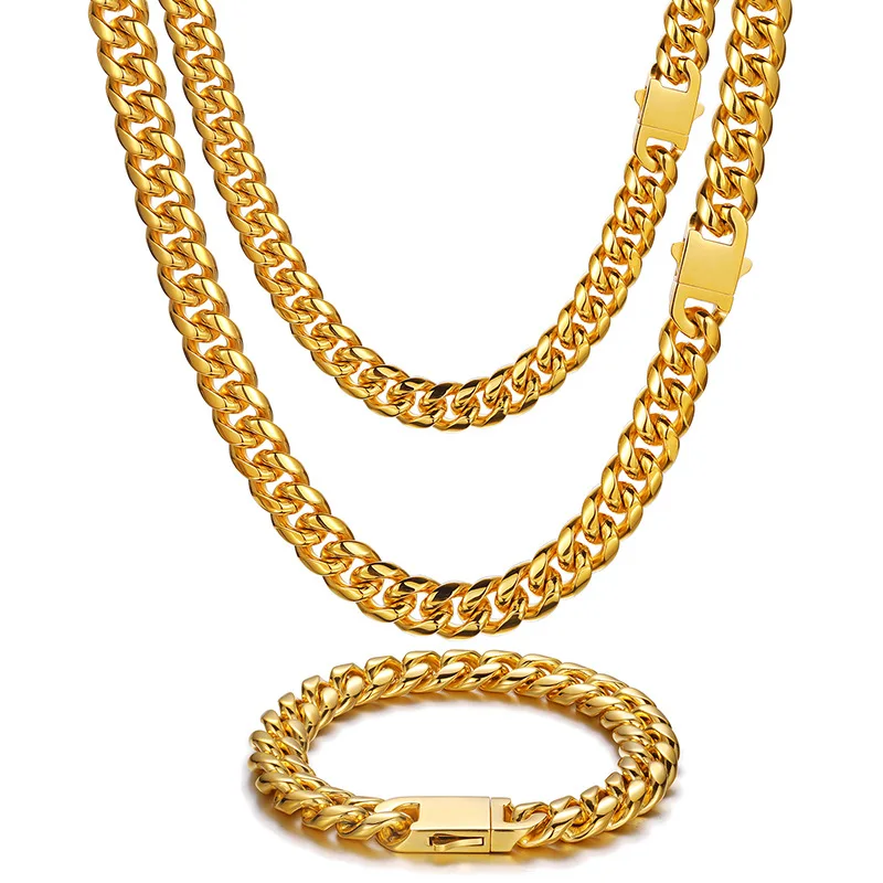 

Цепочка мужская из нержавеющей стали в стиле хип-хоп