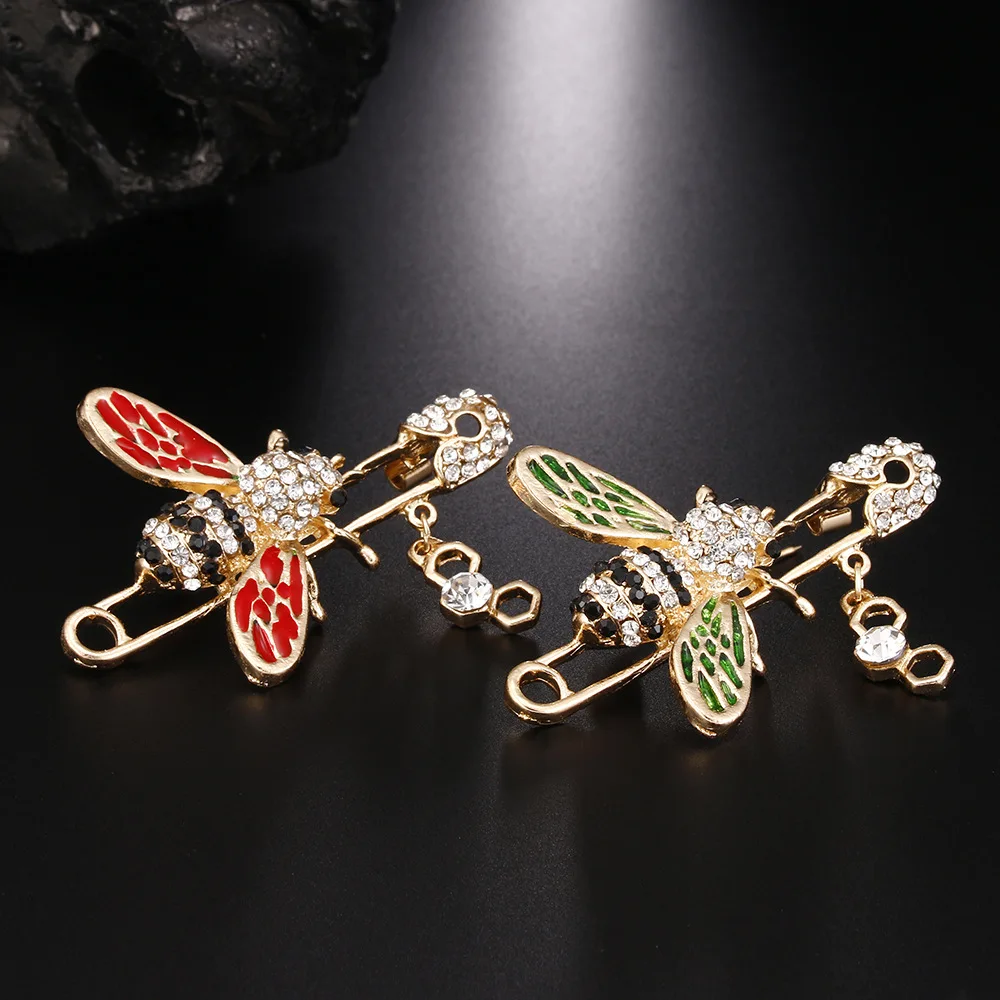 Креативная брошь с булавкой в виде пчелы женский аксессуар темпераментная