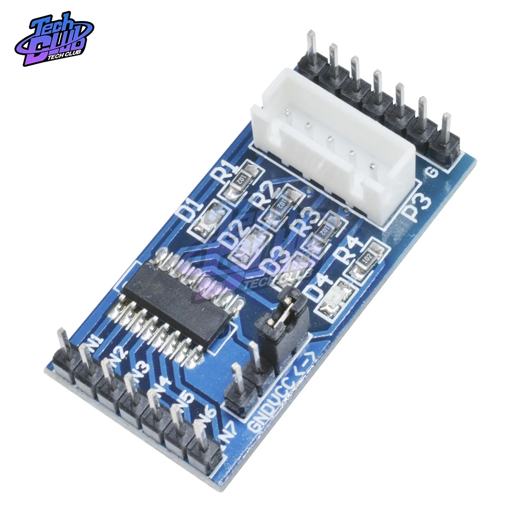 ULN2003 Драйвер шагового двигателя Доска модуль 5V 4 фазы 5 линия 28BYJ-48 для Arduino |