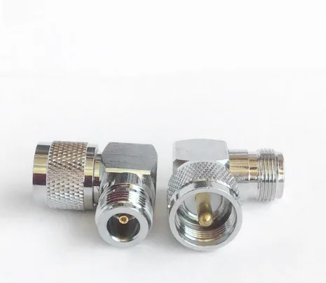 5pcs N To UHF PL259 SO239 Connector N Female To UHF Male Plug Right Angle 90 Degree RF Coaxial Adapters