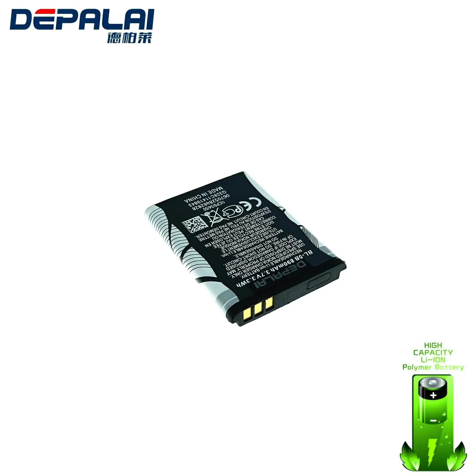 890 мА/ч BL 5B батарея для Nokia 3230 5070 5140 5200 5300 5500 6020 6021 6060 6070 6080 6120 6120C 7260 7360 7620 N80 N90