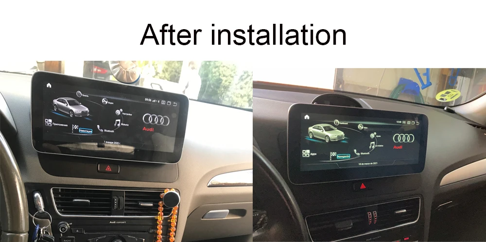 $338.20 12.3 inch CARPLAY Auto Android 11 Car Stereo Radio Auto Pantalla Multimedia Player GPS Navigation for Audi Q5 2009 -2017