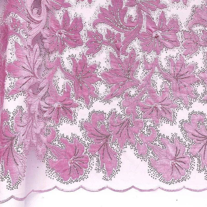 Новое поступление кружевная ткань со стразами в африканском стиле нигерийская