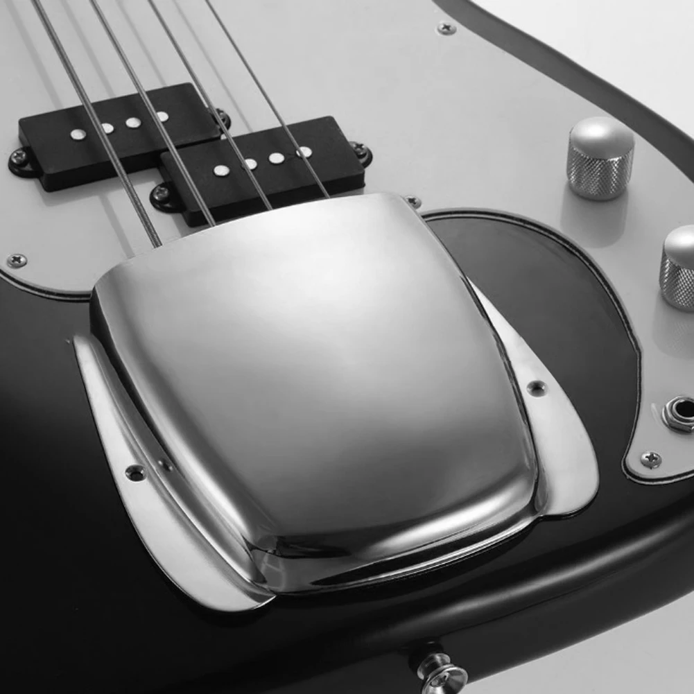 Хромированная короткая стальная защитная крышка моста для джазовых басов