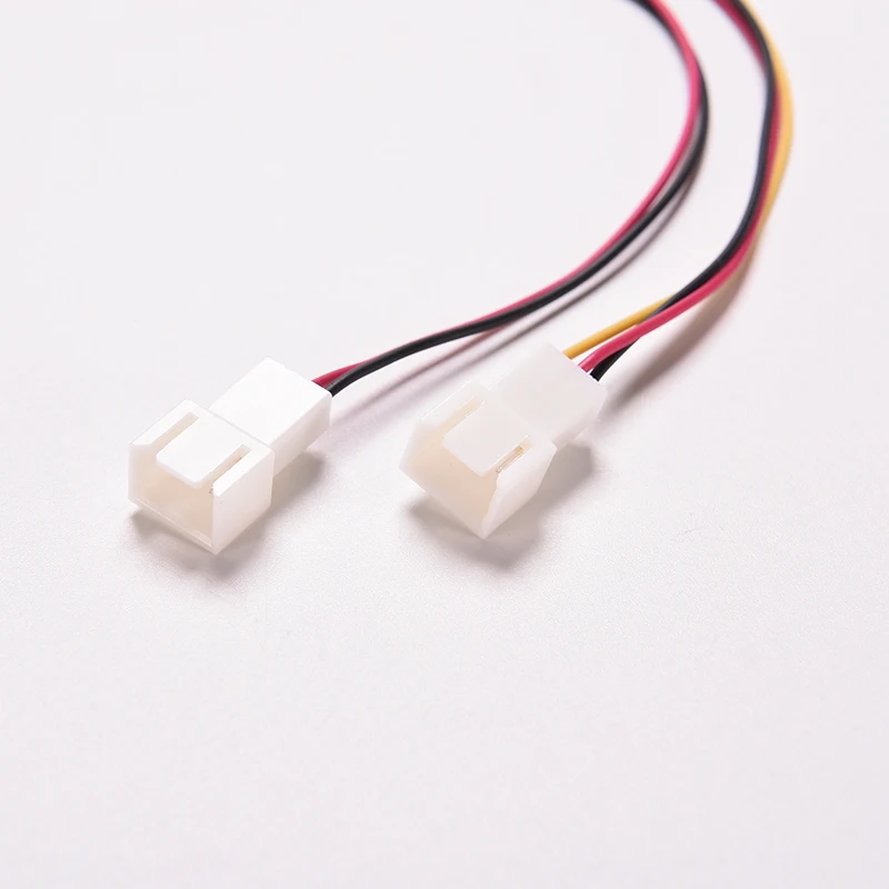 1/2Pcs 15cm 3 Pin PC Computer Case Fan Power Y Splitter Cable Lead 1 Female to 2 Male Motherboard Connector | Компьютеры и офис