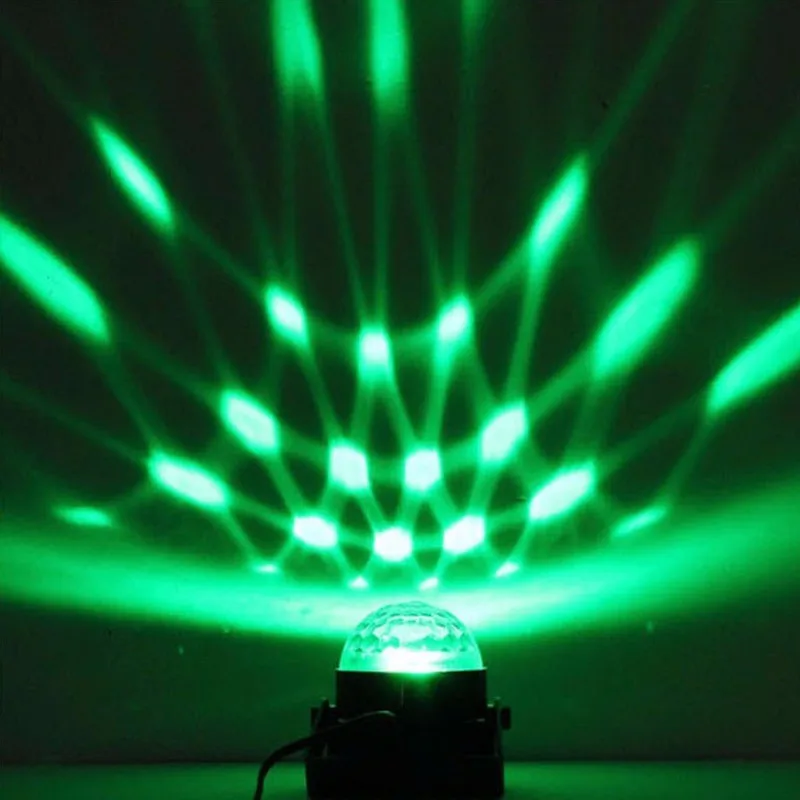 Диско светильник s вращающийся шар RGB светодиодный сценический удаленный