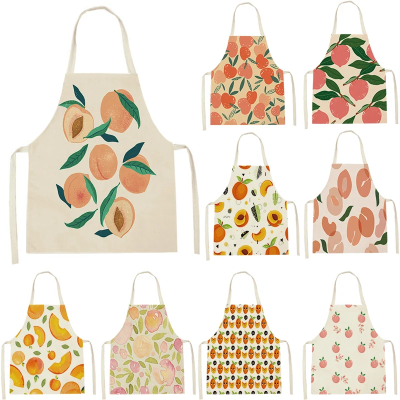 

Кухонный Фартук для женщин, фартук для мамы и дочки, Детские фартуки; Большие размеры 38-47 см, с рисунками фруктов для взрослых фартук пользов...