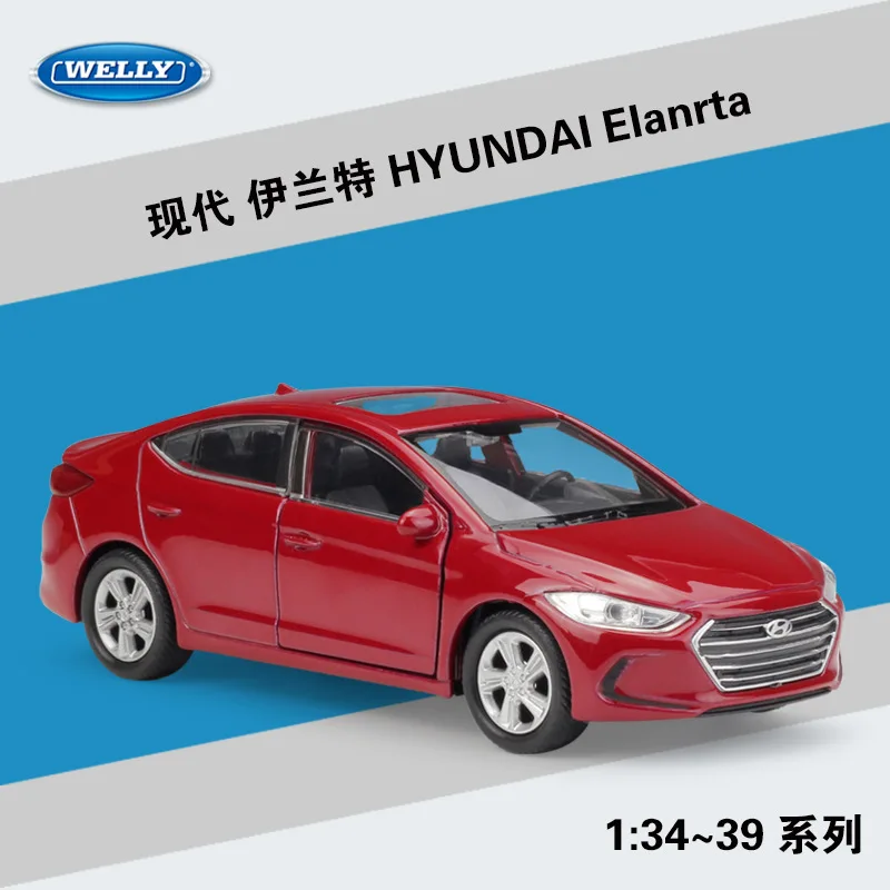 

WELLY 1:36 HYUNDAI Elanrta Santafe Tucson Alloy Model Car Metal Model Vehicles With Box For Collectibles Gift