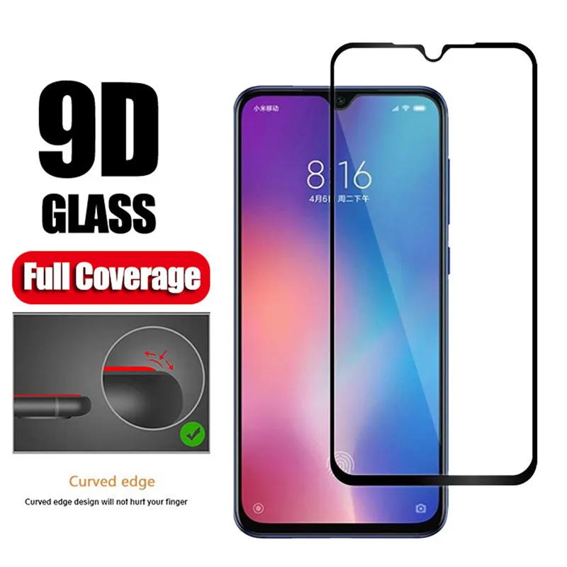 Закаленное стекло для Xiaomi Redmi Note 7 8 7A Mi 9T Pro CC9 CC9e A3 A2 Lite Play защитная пленка на весь