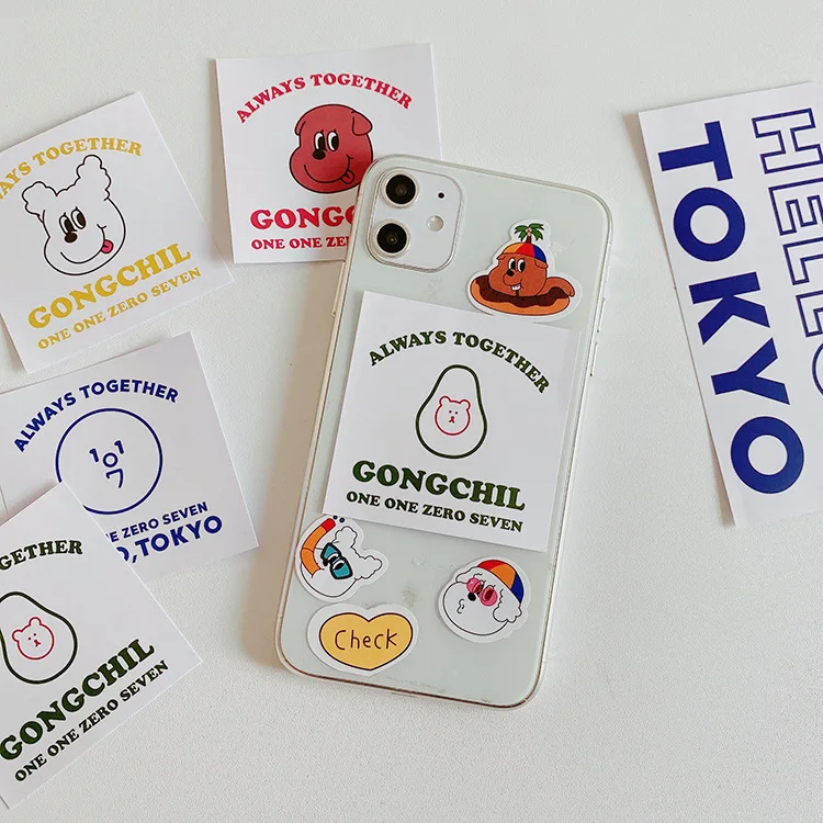 

10Pcs/Lot Cute Cartoon Dog Japan Style Ins Sticker DIY Scrapbooking Album Diary Label Decoration Stickers