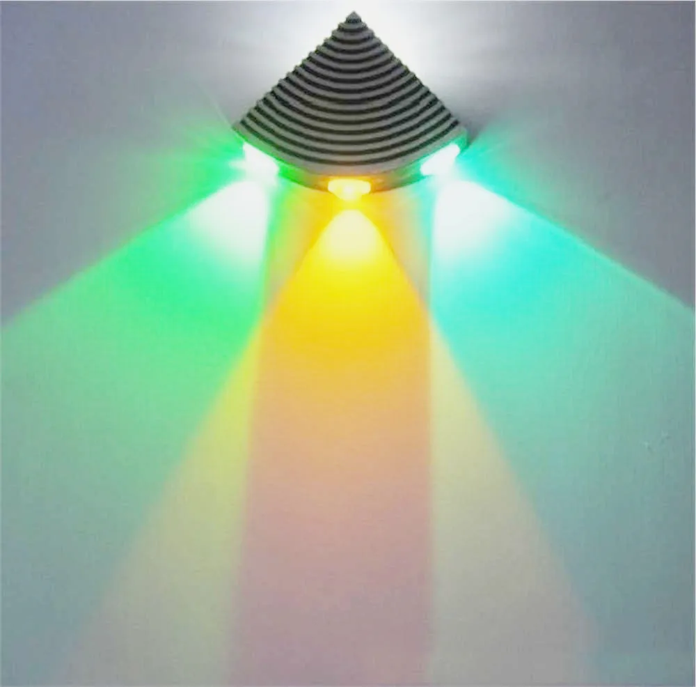 Крытый светодиодный настенный светильник креативный сектор пульсации