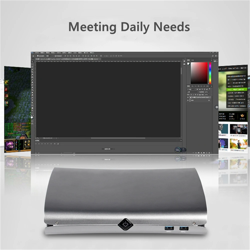 LHMZNIY игровой I7 6700HQ Nvida GTX 960M мини ПК 32G DDR4 1T PCIE SSD Intel Linux Windows 10 Настольный HDMI 4K