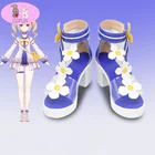 Хит продаж, обувь для косплея Genshin Impact Barbara на высоком каблуке для женщин на Хэллоуин, новинка 2021