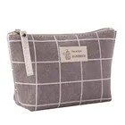 Вместительная косметичка из хлопка и льна, многофункциональная дорожная Сумочка, товары для дома, косметичка, органайзер, сумка для хранения