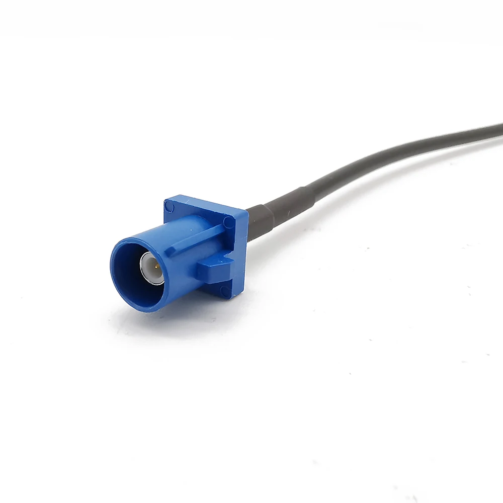 Fakra Синий C Мужской к Fakra Синий C женский gps Антенна RG174 косичка удлинитель Fakra C штекер Jack для gps антенны 10-50 см