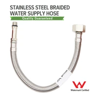 dn15 12 in x 12 in 300mm stainless steel braided water supply hose faucet connector hose pipe bendable water mister hose