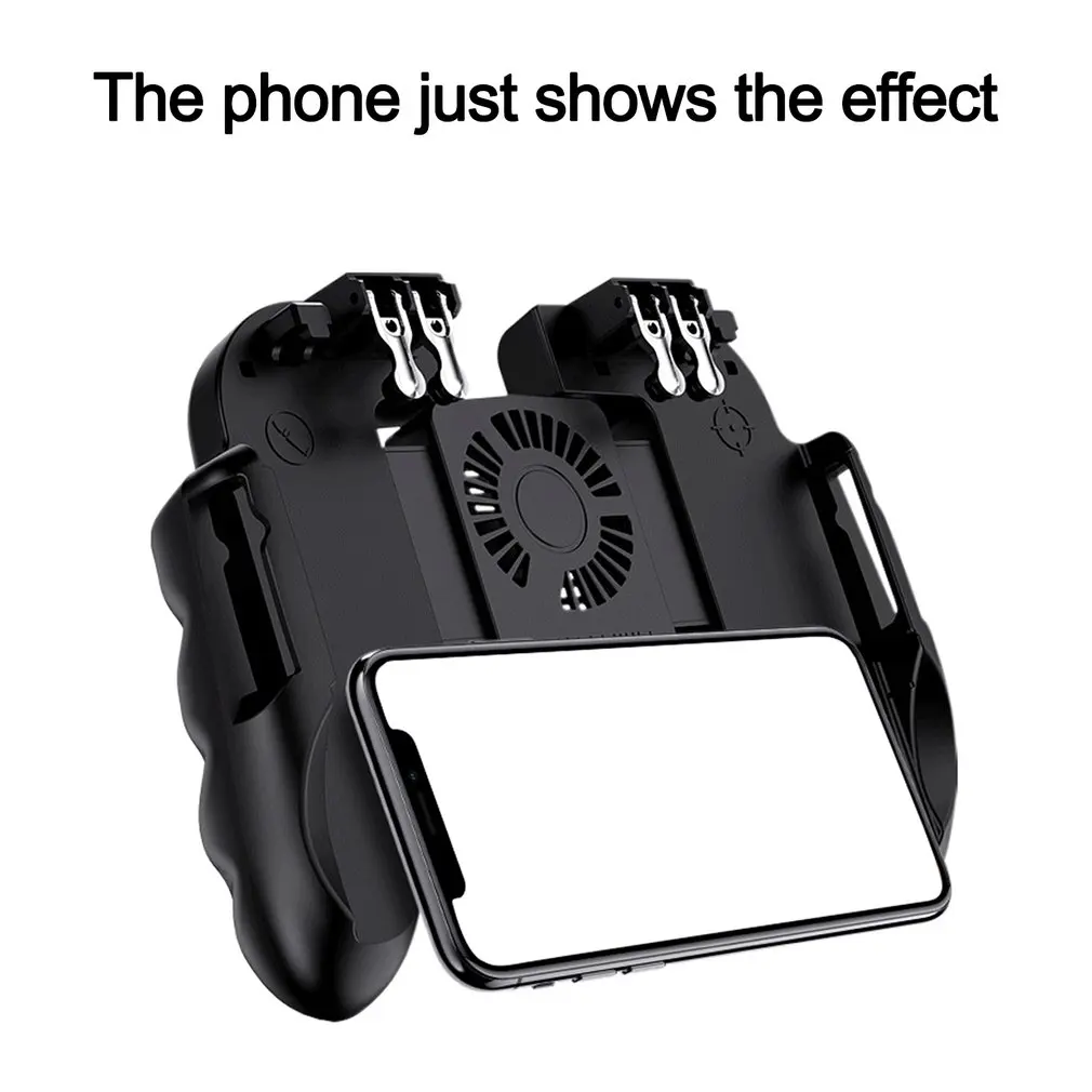 

3 In 1 For Good Game Controller Gamepad Trigger Shooting Free Fire Cooling Fan Gamepad Joystick For IOS For For Android Phone