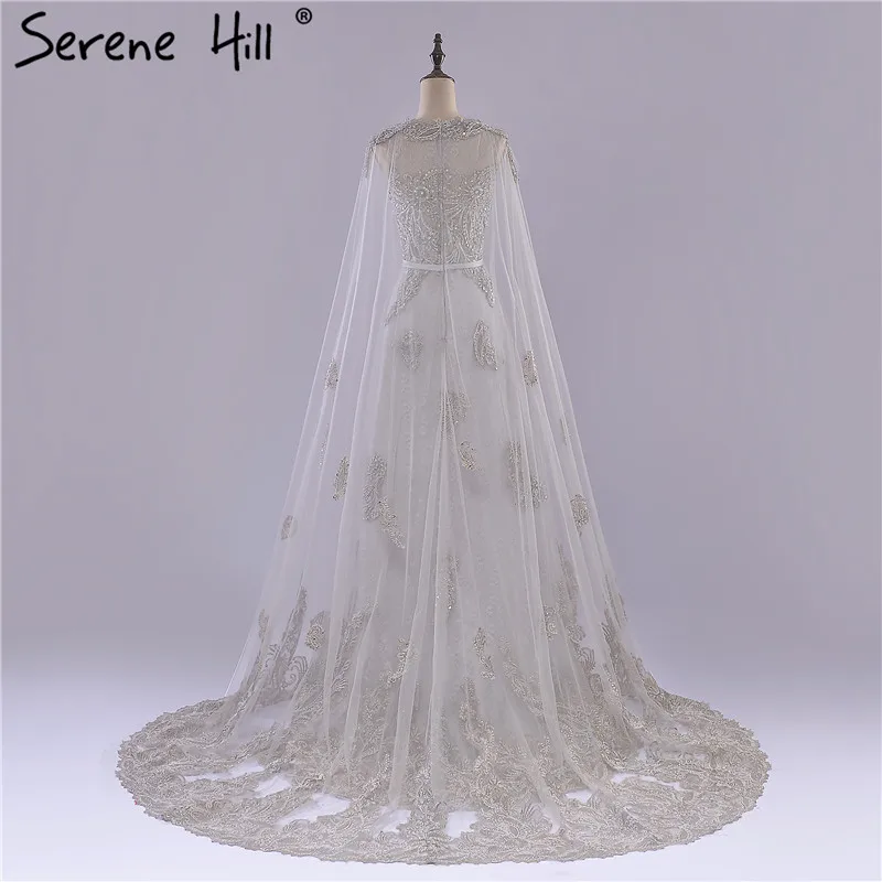 Сереновые холм серые винтажные кружевные свадебные платья с бусинами 2021